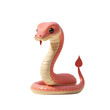 © Reytr - Cobra Snake Full Body 3D Render Icon Illustration with Cute Cartoon Style Isolated on White
