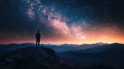 Stunning Cosmic Vista with Stars Scattered Across the Galaxy
