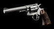 © Cloudy - Silver Revolver with Wooden Handle