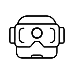 Poster - Virtual reality vr headset technology gaming device augmented reality metaverse digital experience glasses gear