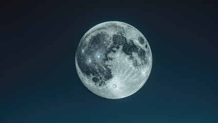Wall Mural - Full Moon Harvest in September