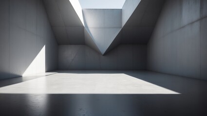 Aufkleber - Shadowed Texture on Gray Concrete Wall