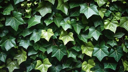 Aufkleber - Green Leaves Ivy Plant Hedge Wall