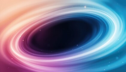 Poster - Exploring the mysteries of a cosmic black hole outer space digital art abstract cosmic view theoretical physics