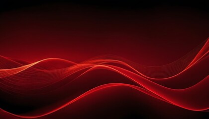 Wall Mural - Red wave line background design wallpaper,wave, line, colours, curve, futuristic, motion, wallpaper, web, art, illustration, light, template, 678