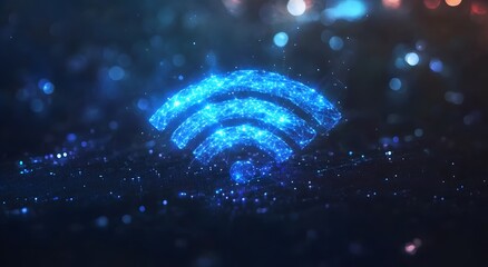 Poster - There is no substitute for fast communication systems to build a modern city, hence the concept of using high-speed internet which represents digital connectivity in building a modern city.