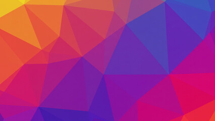 Fototapete - Polygonal Vector Background