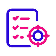 Poster - Learning Goals Checklist with Target Icon  