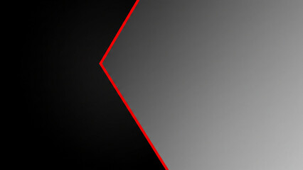 Poster - Modern Background Featuring Black Triangles