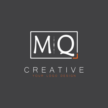 initial monogram logo for Creative with square style design.