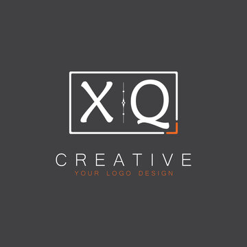 initial monogram logo for Creative with square style design.