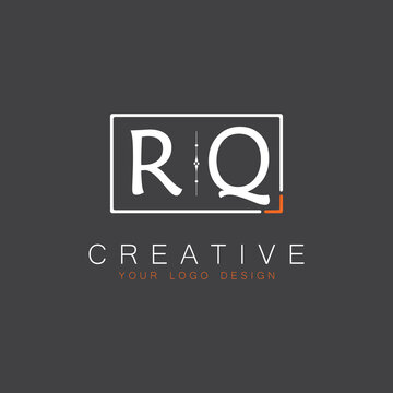 initial monogram logo for Creative with square style design.
