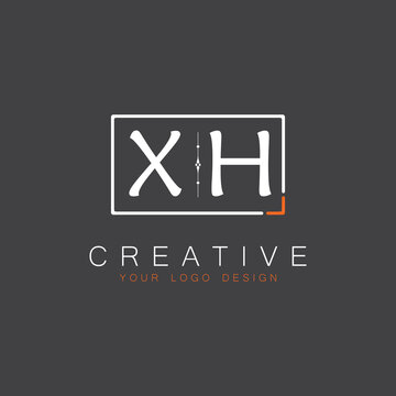 initial monogram logo for Creative with square style design.