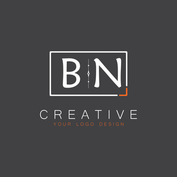 initial monogram logo for Creative with square style design.