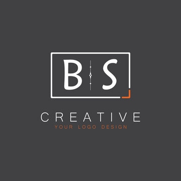 initial monogram logo for Creative with square style design.