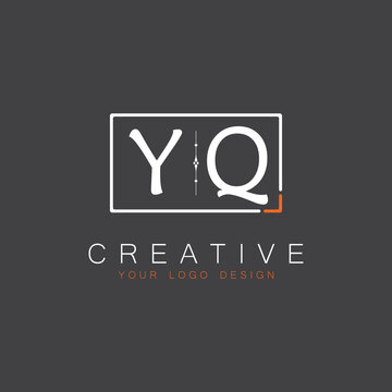 initial monogram logo for Creative with square style design.