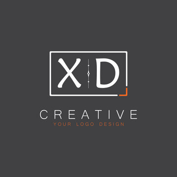 initial monogram logo for Creative with square style design.