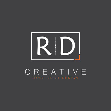 initial monogram logo for Creative with square style design.
