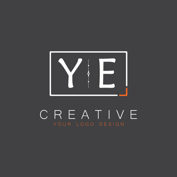 initial monogram logo for Creative with square style design.