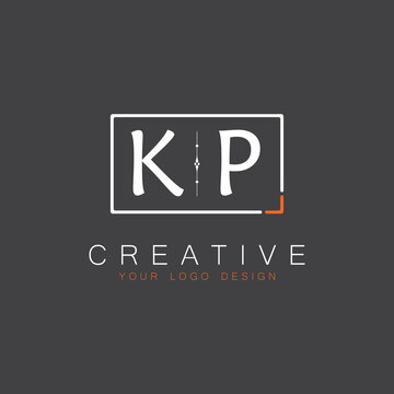 initial monogram logo for Creative with square style design.