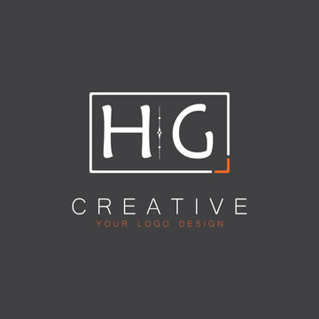 initial monogram logo for Creative with square style design.