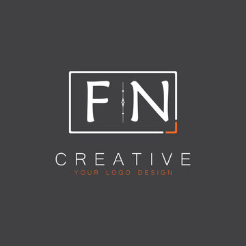 initial monogram logo for Creative with square style design.