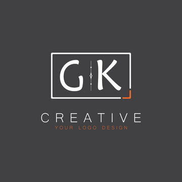 initial monogram logo for Creative with square style design.
