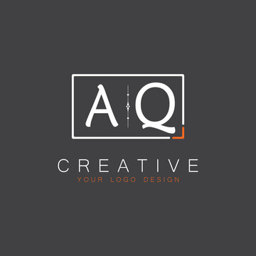 initial monogram logo for Creative with square style design.