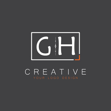 initial monogram logo for Creative with square style design.