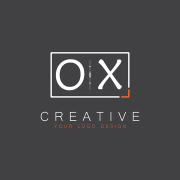 initial monogram logo for Creative with square style design.