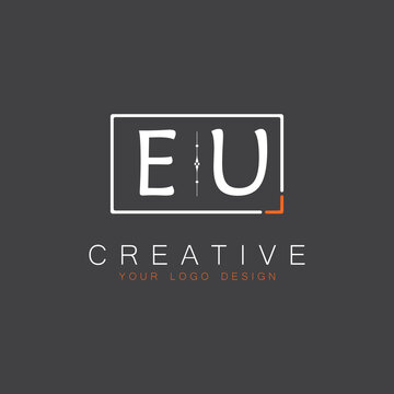 initial monogram logo for Creative with square style design.