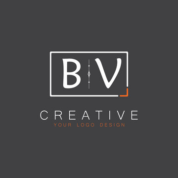 initial monogram logo for Creative with square style design.