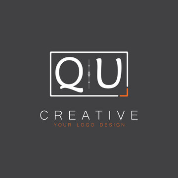 initial monogram logo for Creative with square style design.