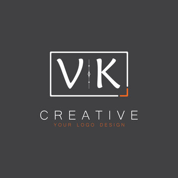 initial monogram logo for Creative with square style design.