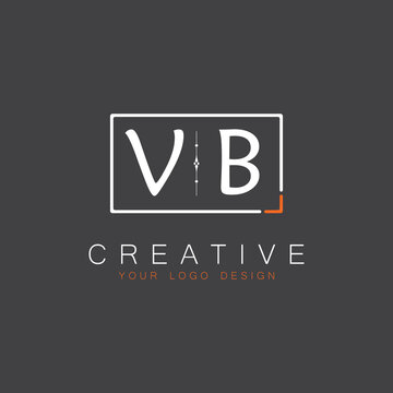 initial monogram logo for Creative with square style design.