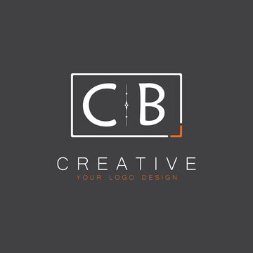 initial monogram logo for Creative with square style design.