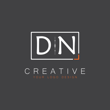 initial monogram logo for Creative with square style design.