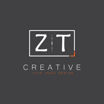 initial monogram logo for Creative with square style design.