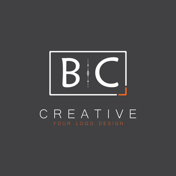 initial monogram logo for Creative with square style design.