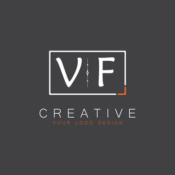 initial monogram logo for Creative with square style design.