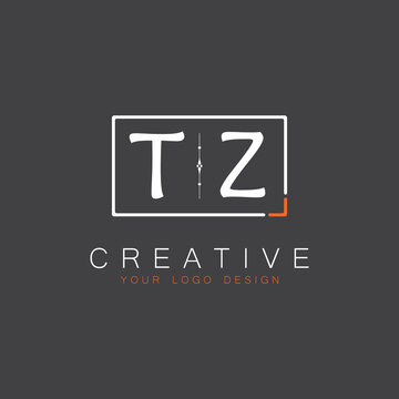 initial monogram logo for Creative with square style design.