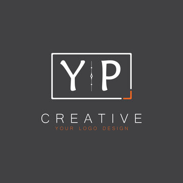 initial monogram logo for Creative with square style design.