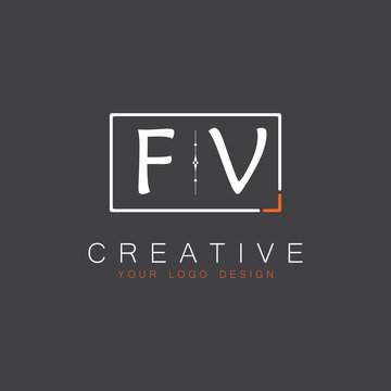 initial monogram logo for Creative with square style design.