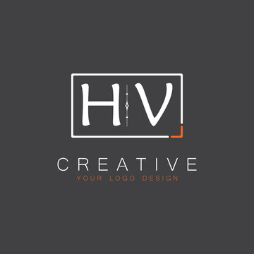 initial monogram logo for Creative with square style design.