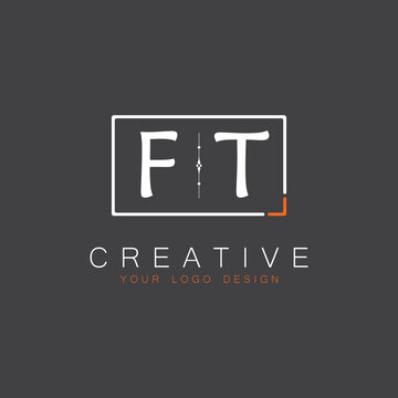 initial monogram logo for Creative with square style design.