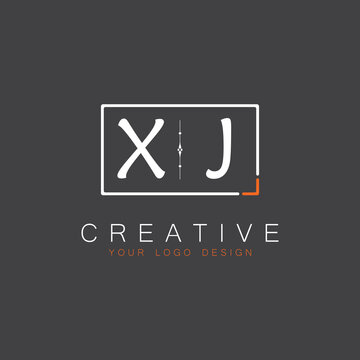 initial monogram logo for Creative with square style design.