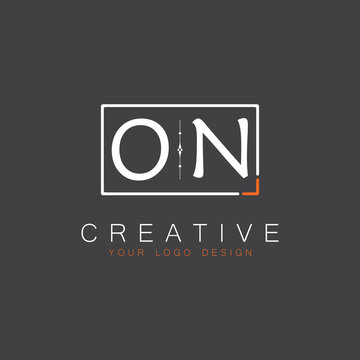 initial monogram logo for Creative with square style design.