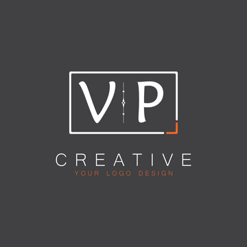 initial monogram logo for Creative with square style design.