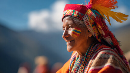 Poster - Inti raymi festival celebrating the sun god in cusco, peru