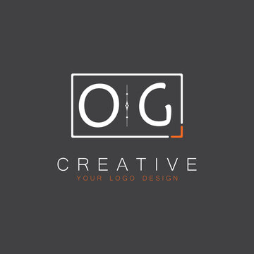 initial monogram logo for Creative with square style design.